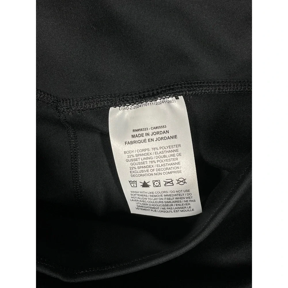 Nike One Dri-FIT Womens High Rise Full Length Training Leggings Black L NEW